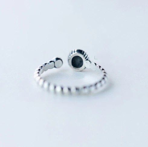 Black Epoxy Ring Finger Ring Wholesale Index Finger Ring