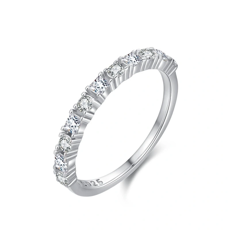 Simple Diamond-studded Index Finger Ring Ins Niche Design Can Be Stacked