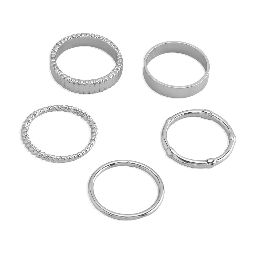 Alloy Retro Temperament Combination Ring Set