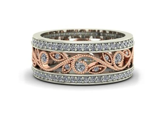 Regular Tire Pattern Stainless Steel Ring