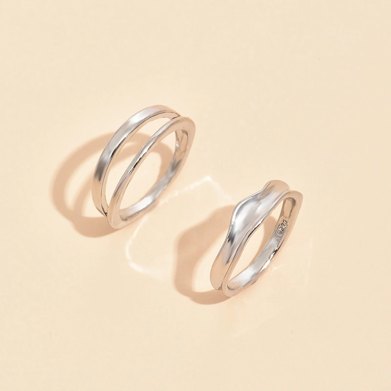 Fashion Simple Style New Sweet Ring Set