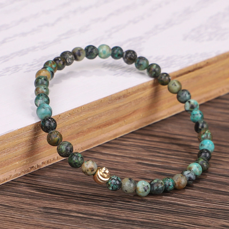 Summer New Elastic Bracelet African Turquoise Elastic Bracelet Ring