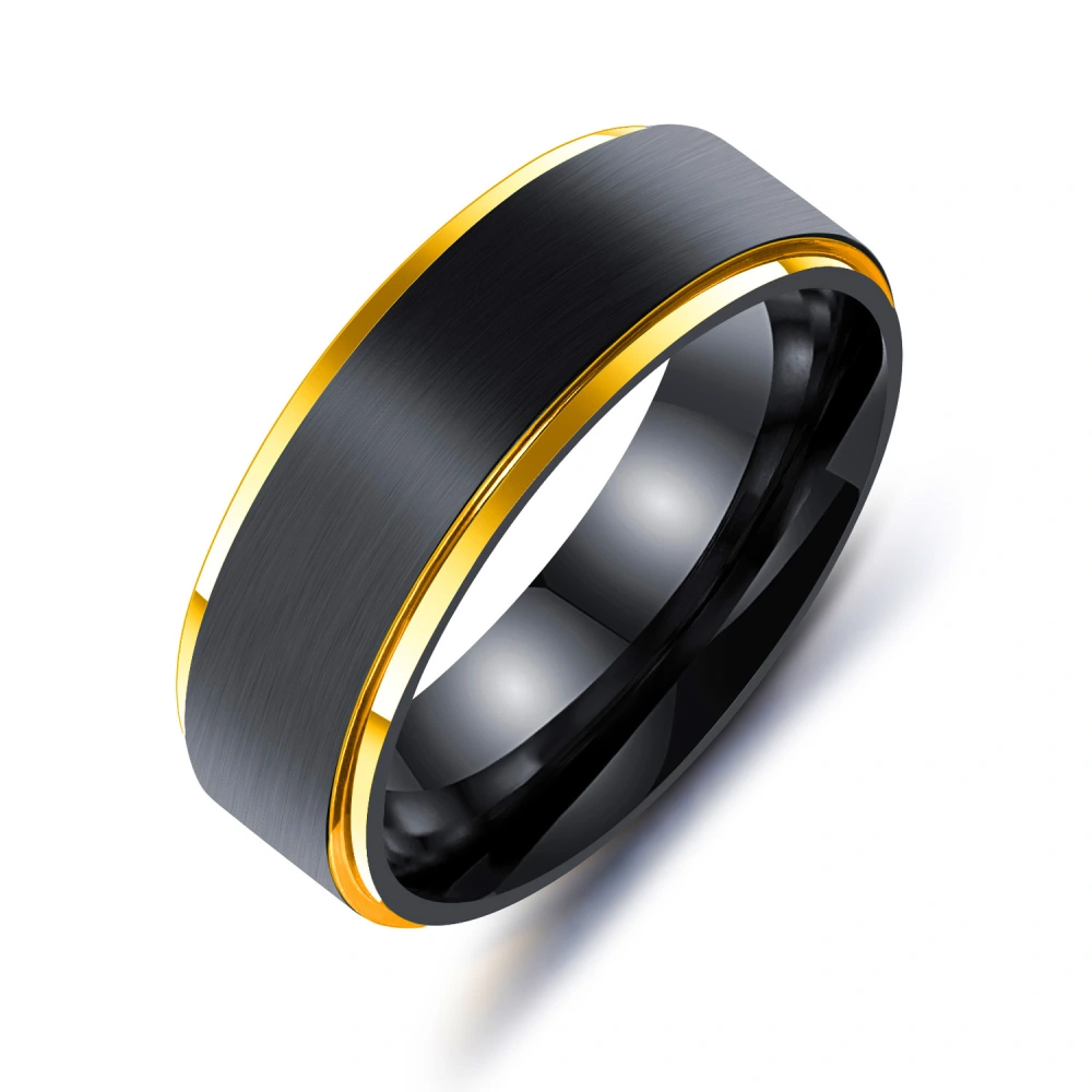 Black Gold Lassa Electroplating Ring