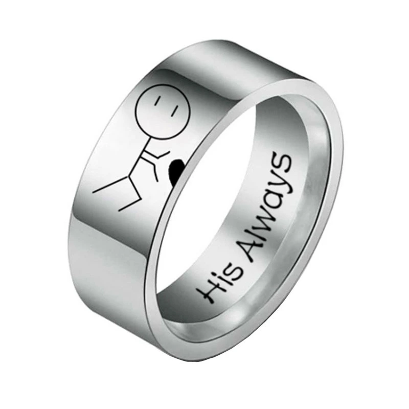 Her Forever His Always Couple Ring