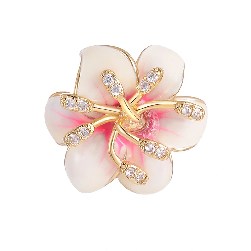 Retro Mosaic Flower Temperament Simple All-match Brooch