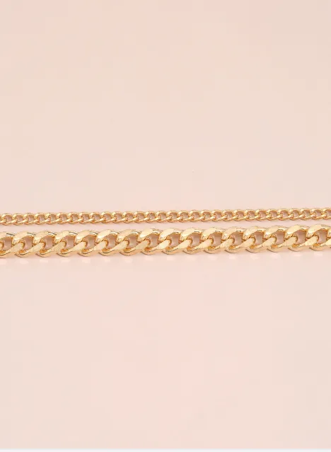 Punk Vintage Metal Chain Foot