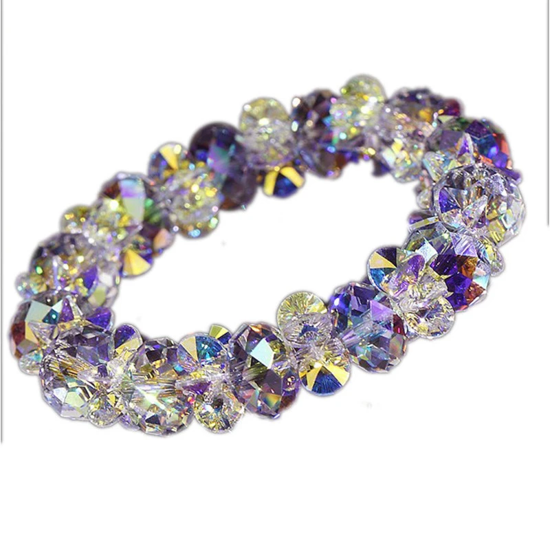 Luxury Colorful White Austrian Crystal Bracelet