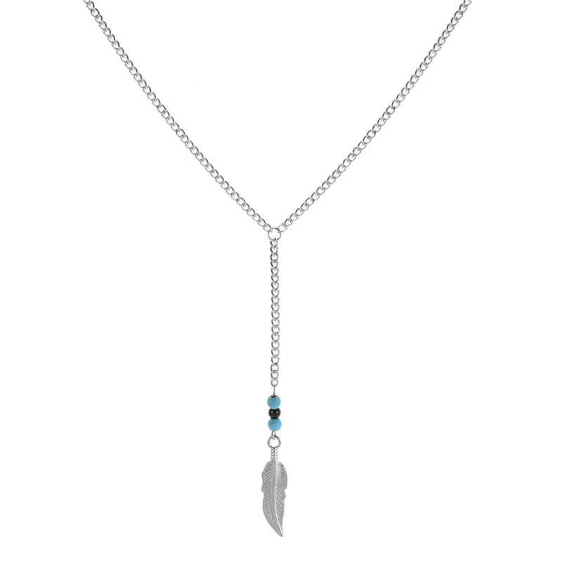 Vintage Beaded Turquoise Crystal Necklace
