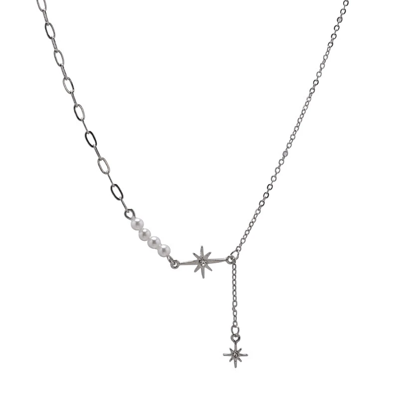 Niche Design Hip Hop Stitching Necklace Personality Trend Jewelry