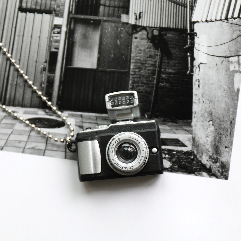 Hip Hop Flash Retro Camera SLR Necklace