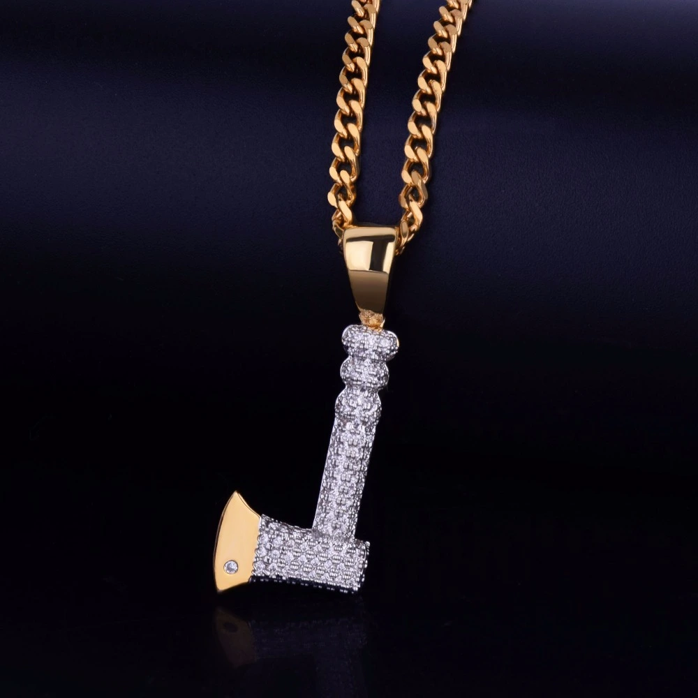 Fashion Accessories, Small Axe Pendant, Hip Hop Necklace