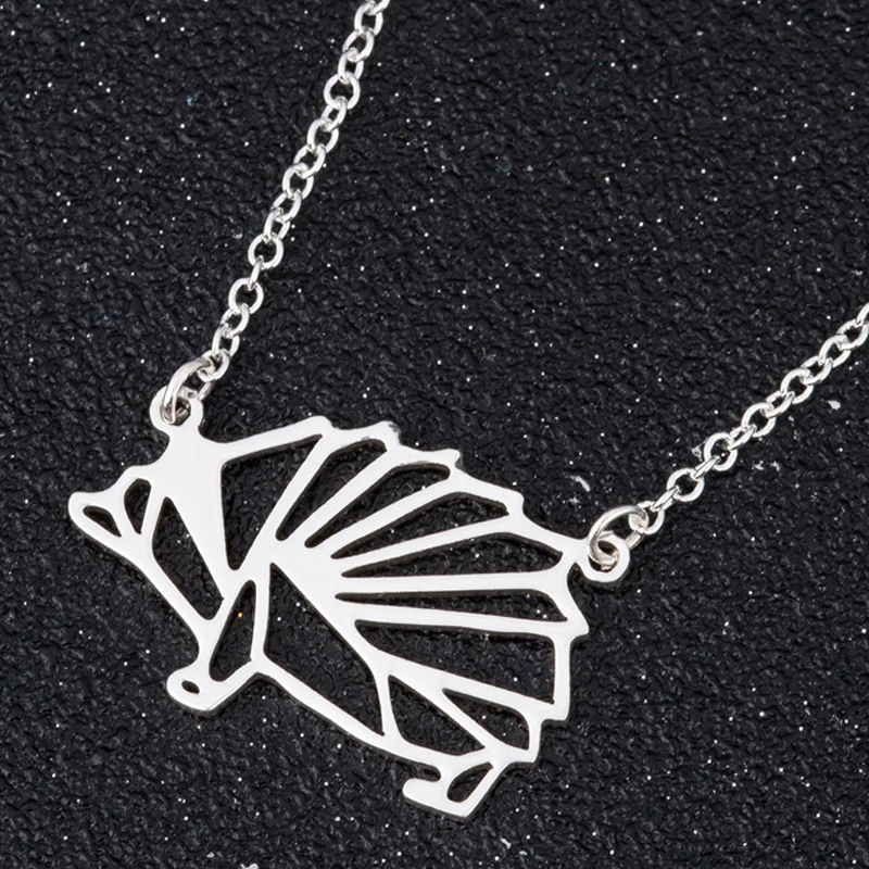 Cute And Personalized Little Hedgehog Pendant Clavicle Chain