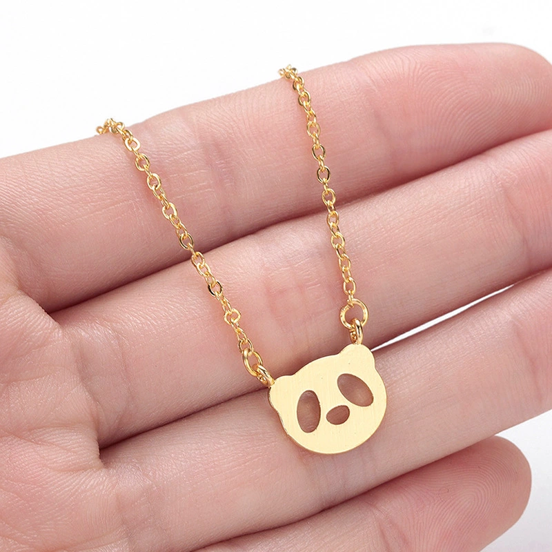 Fashionable Personality All-match Ladies Panda Pendant Necklace