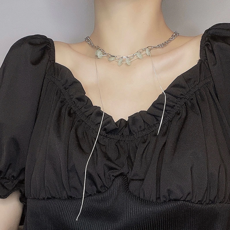 Simple Atmosphere Fashion Long Tassel Clavicle Chain