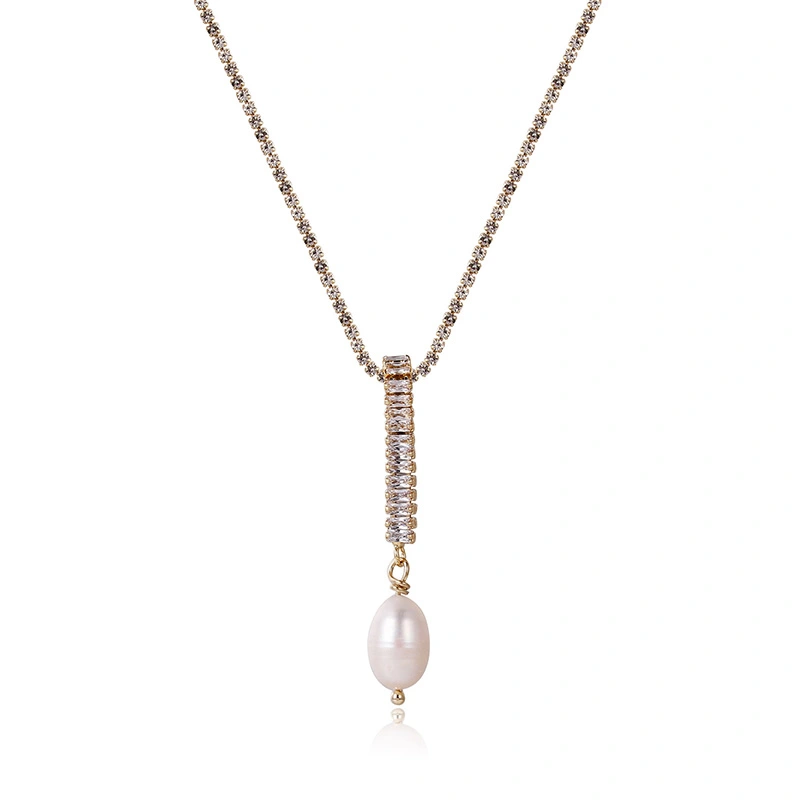 Light Luxury Small Pearl Pendant Necklace Female Niche