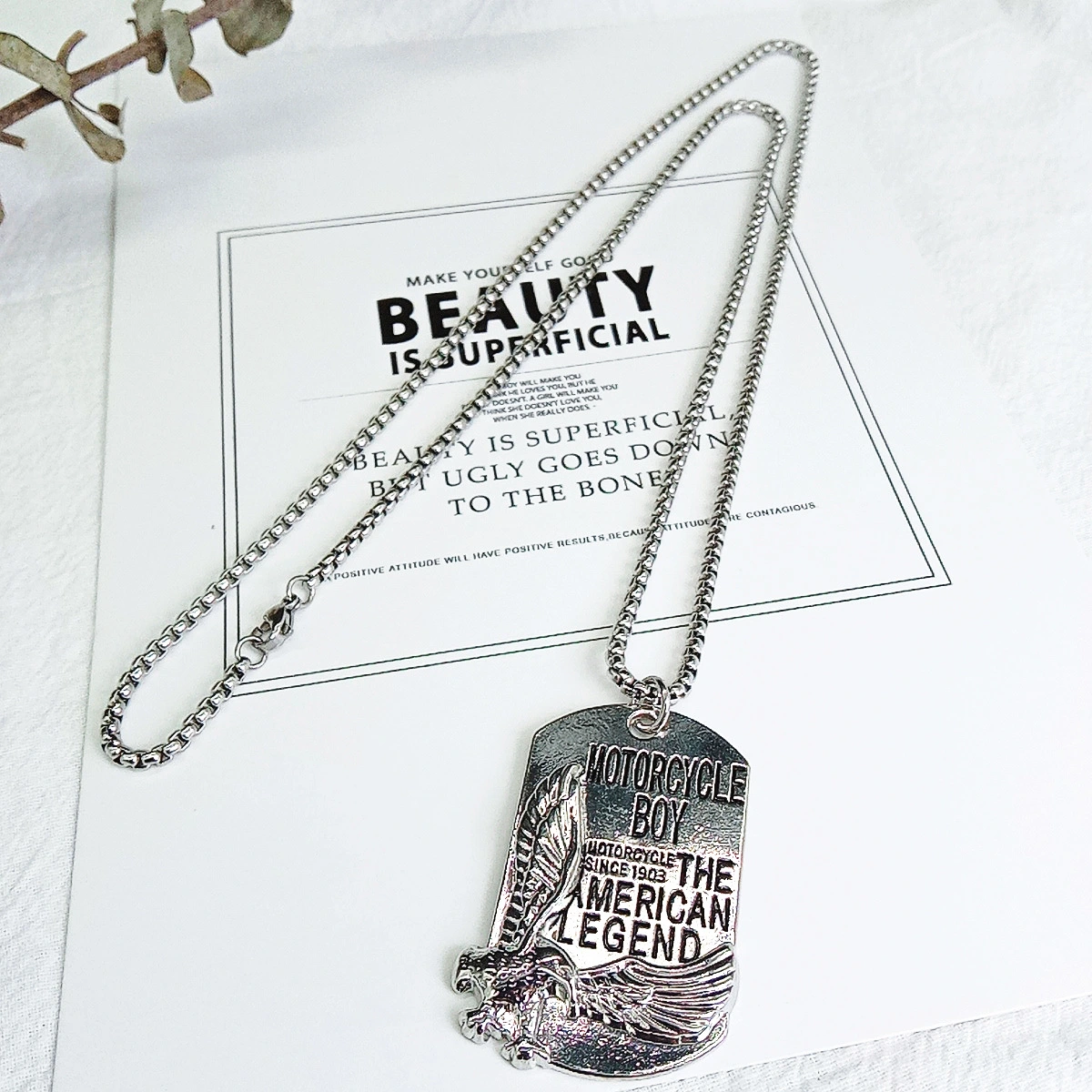 European And American Punk Style Kitty Necklace Hip Hop Necklace