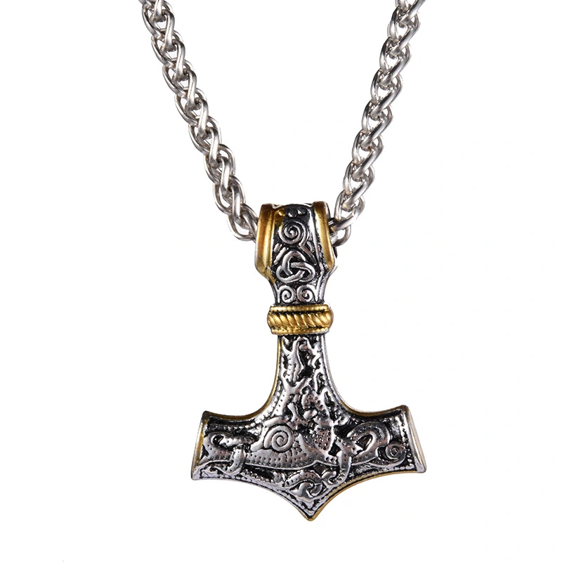 Ovirgin Two Tone Hammer Necklace