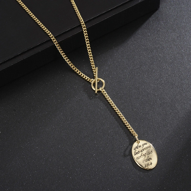 Necklace Female Simple Temperament Pendant Light Luxury Clavicle Chain
