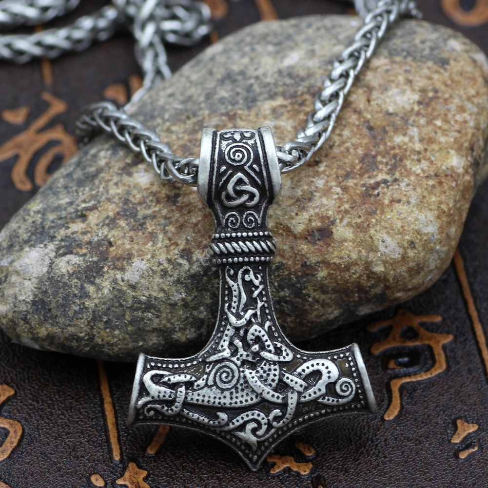 Thor's Hammer Viking Amulet Hammer Irish Jewelry