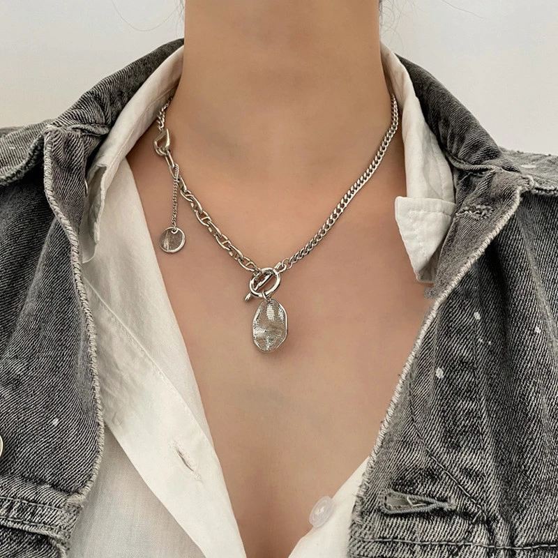 Fashion Pendant Net Red Cold Wind Necklace Clavicle Chain