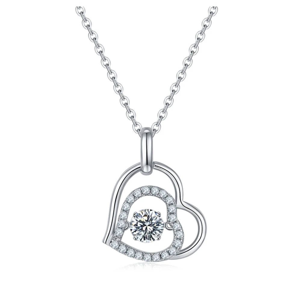 Fashionable And Smart 0.5 Carat Moissanite Necklace