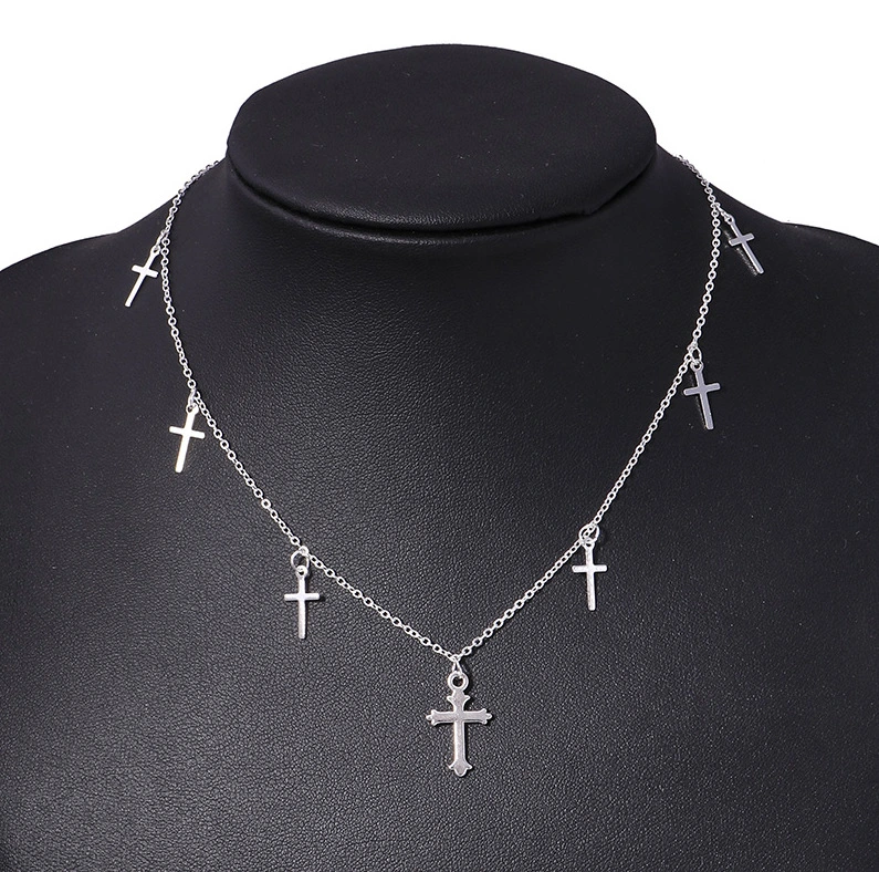 Cross Necklace Female Simple Jesus Cross Necklace