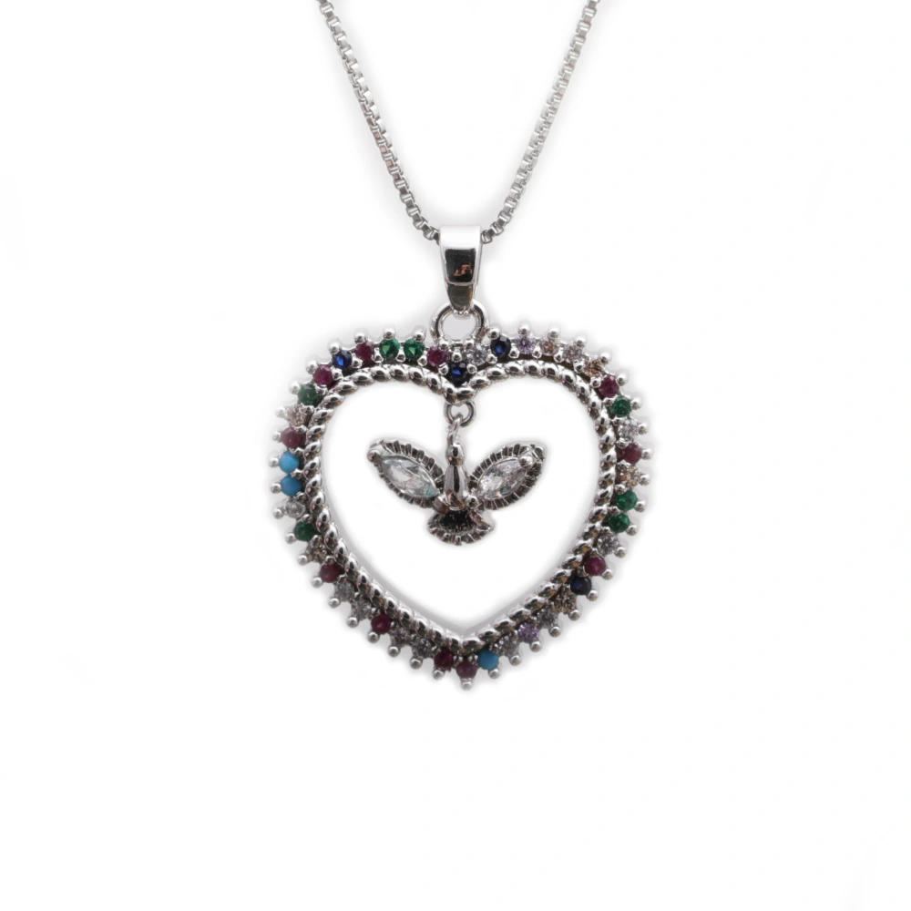 Dove Of Peace Necklace With Micro Inlaid Zircon