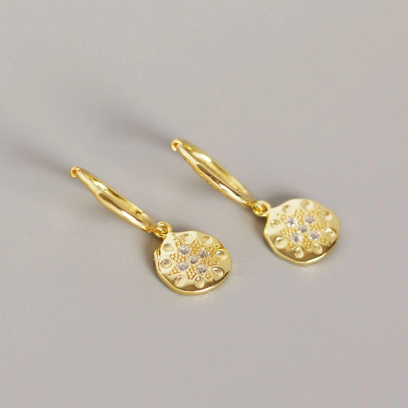 INS Style Baroque Diamond Earrings Earrings