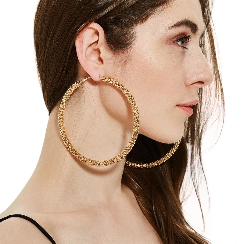 Gold Hoop Earrings Fashion In Europe And America