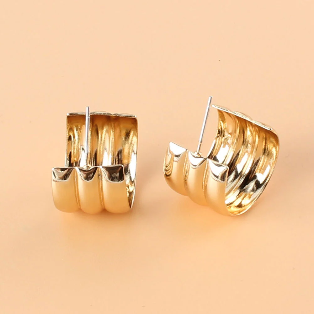 Alloy Plating 925 Silver Pin Earrings Cross-border Fashion Earrings Jewelry