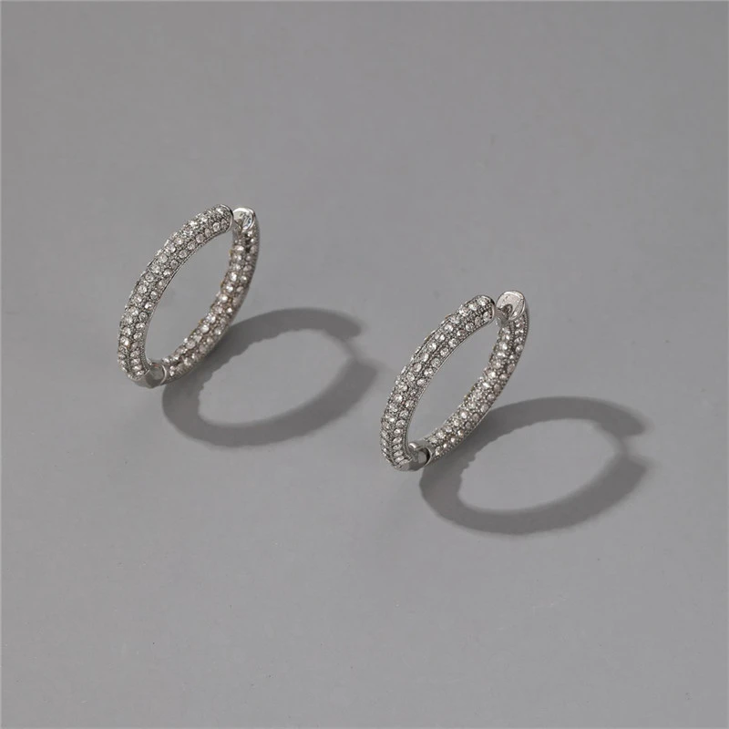 European And American Classic Geometric Hoop Earrings