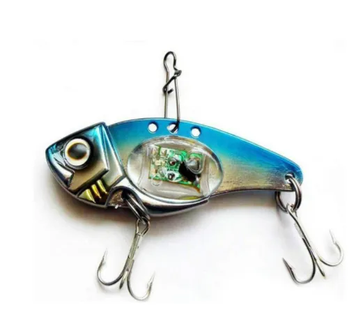 LED Fish-shaped Underwater Fish Lure Light Device Luminous Light Fish-shaped Fish Lure Light Underwater Fish Catcher Bait Fishing Gear