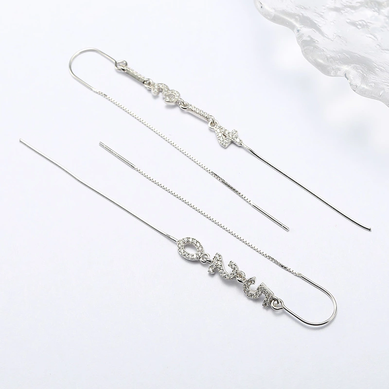 S925 Sterling Silver Ear Wire Earrings Women