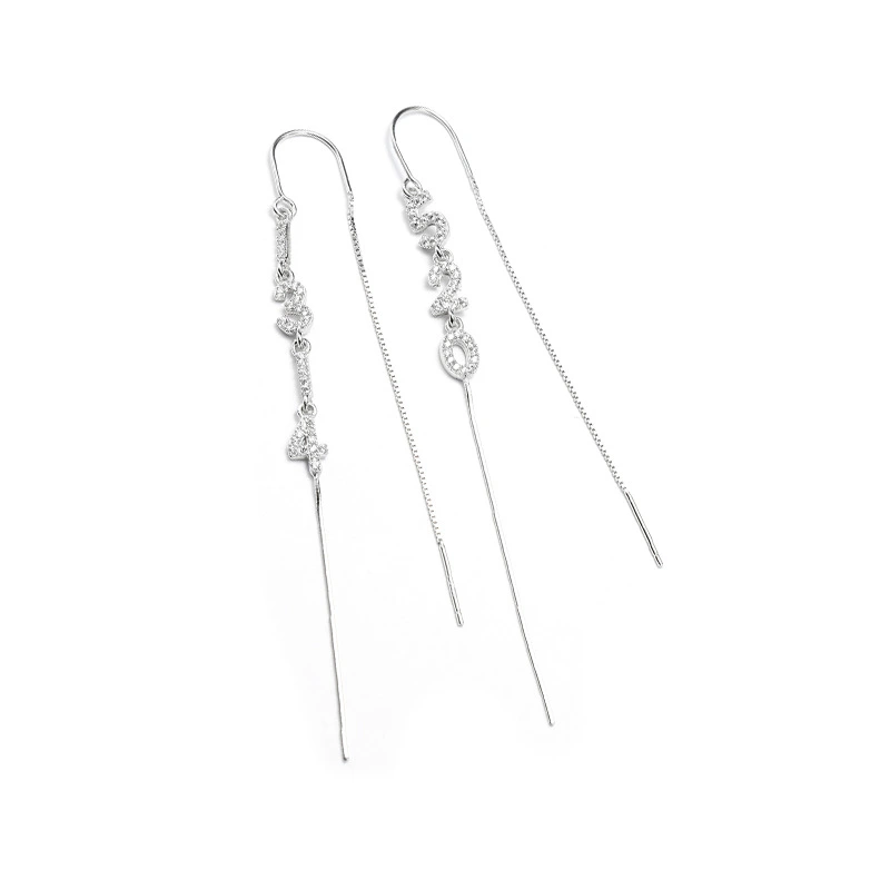 S925 Sterling Silver Ear Wire Earrings Women