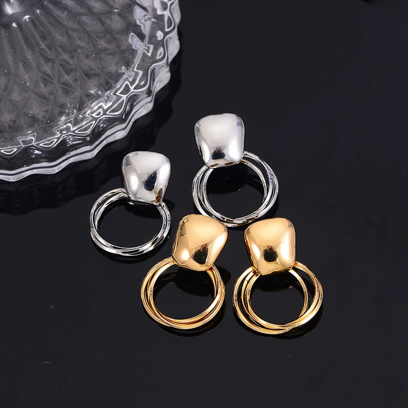 European And American Style Simple Temperament Irregular Earrings