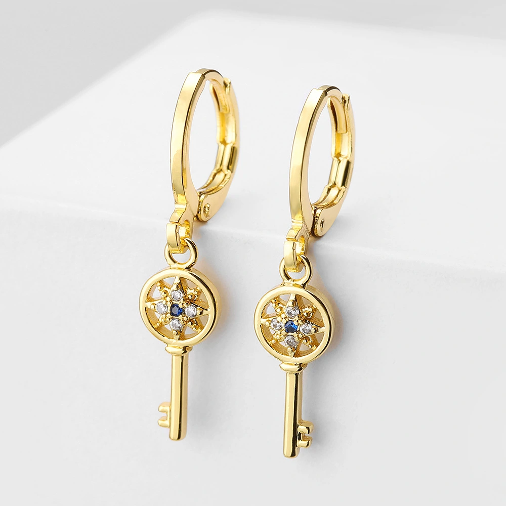 New Trendy, Exquisite, Small And Micro-inlaid Zircon Earrings Temperament Earrings