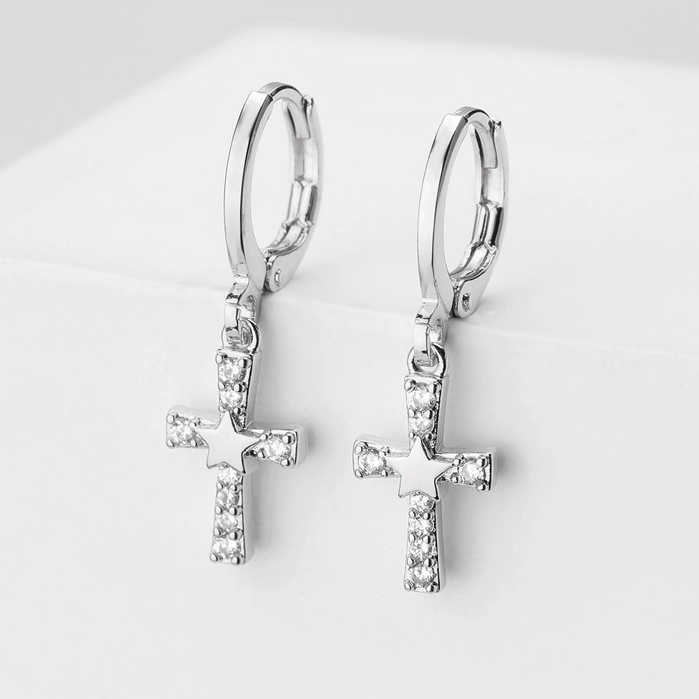 New Trendy, Exquisite, Small And Micro-inlaid Zircon Earrings Temperament Earrings