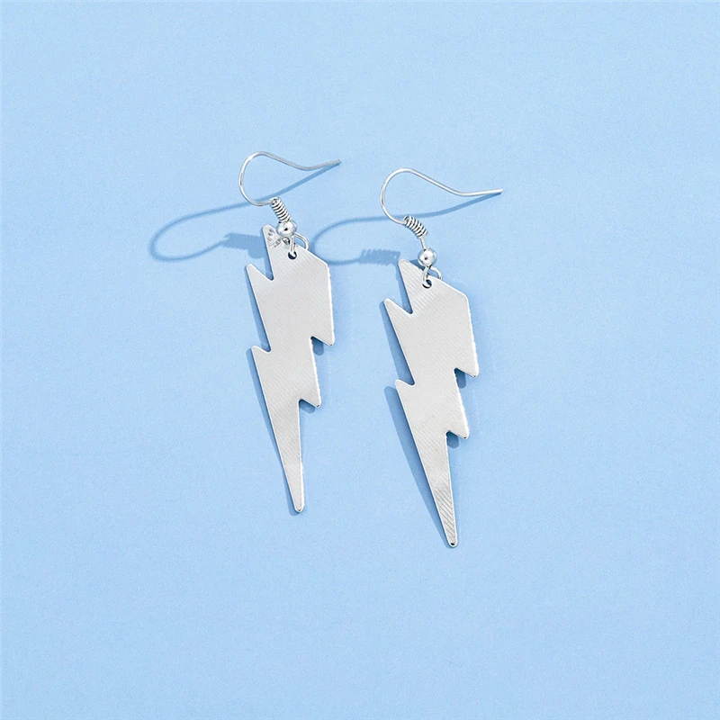 European And American Temperament Simple Long Lightning Women's Earrings