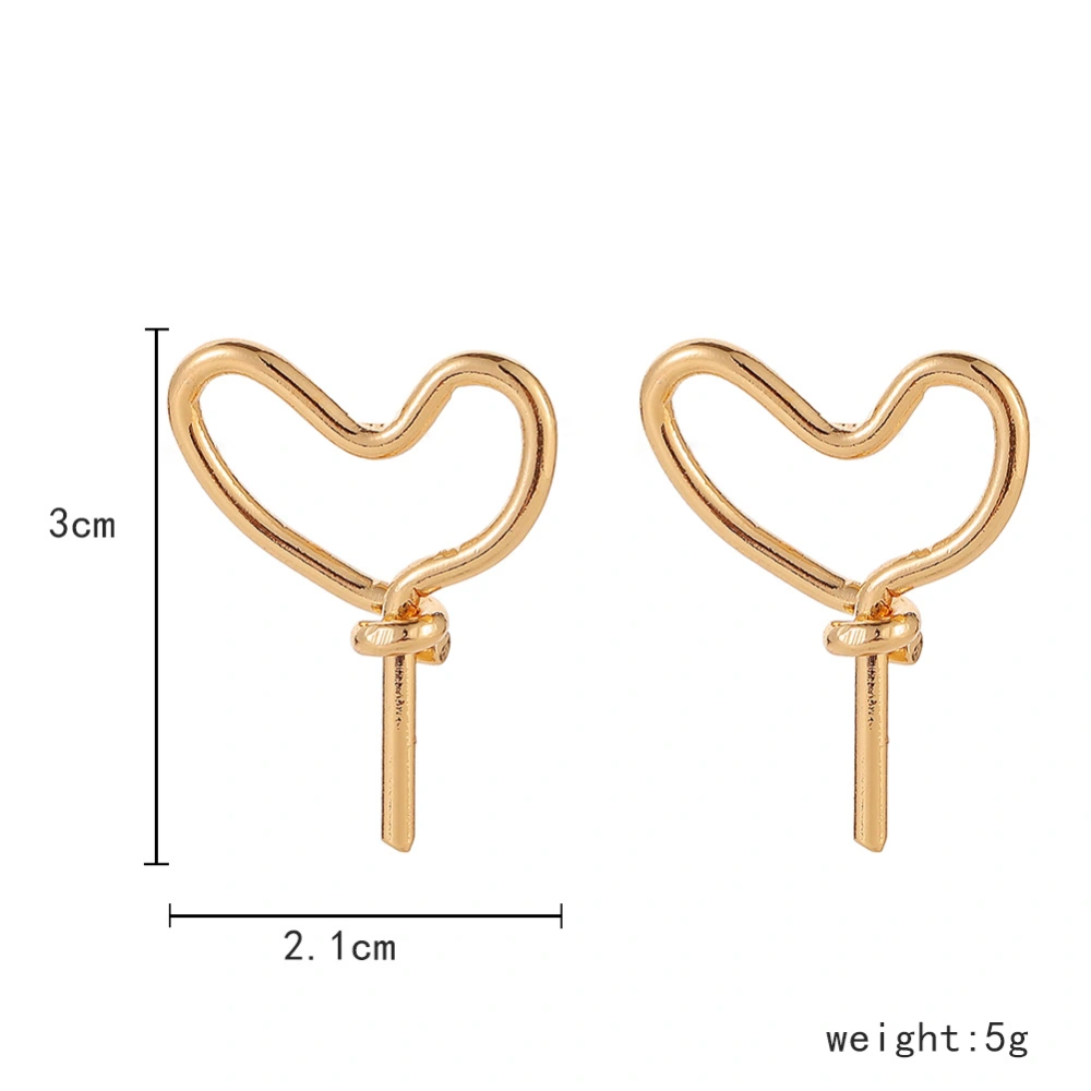 Exaggerated Personality Geometric Metal C-shaped Earrings