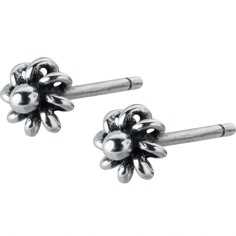 Flower Earrings Ethnic Style Trend Small Flower Art Earrings