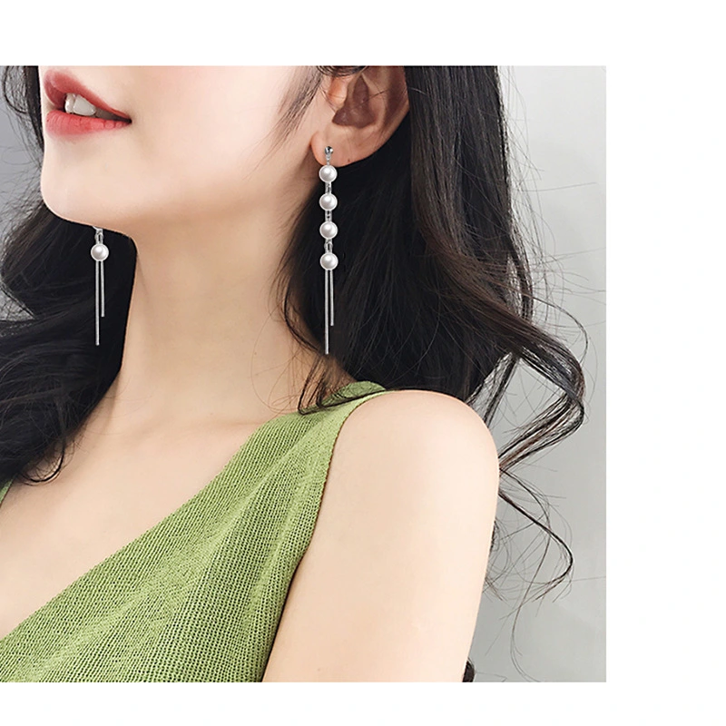 Pearl Temperament Ear Jewelry Earrings