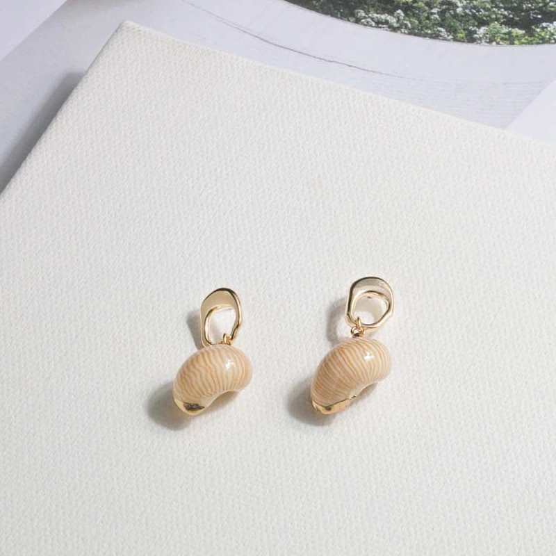 Shell Earrings S925 Silver Needle Stud Earrings