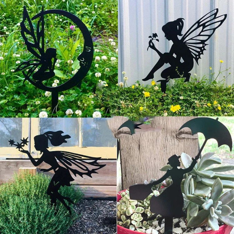 Fairy Garden Metal Iron Crafts Pendant Pendant