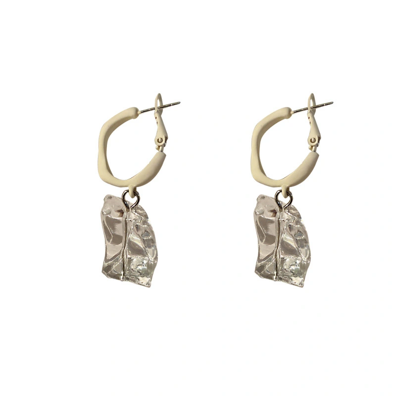 Irregular Transparent Acrylic Earrings I