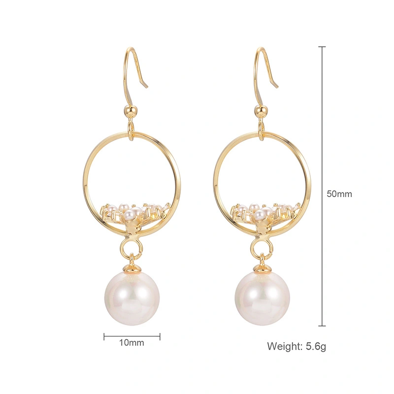 New Trendy Design Pearl Earrings Tassel Earrings