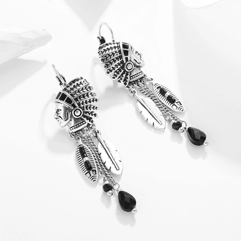 Simple Korean Personality Alloy Geometric Earrings Female Earrings