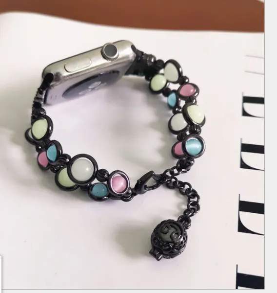 Applicable  Watch  Watch Watch Strap Luminous Agate Pendant Jewelry Stra