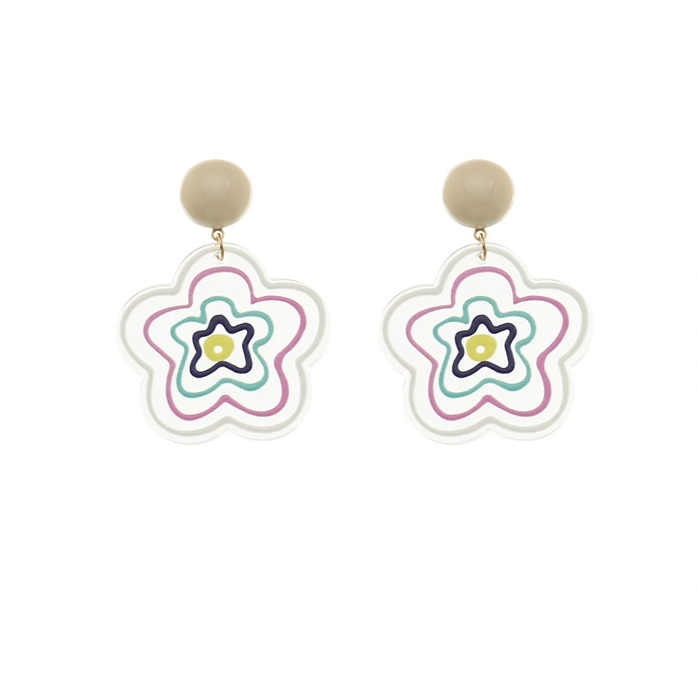 Creative Fun Resin Star Earrings Women