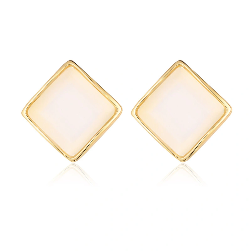 Cold Wind Metal Square Earrings