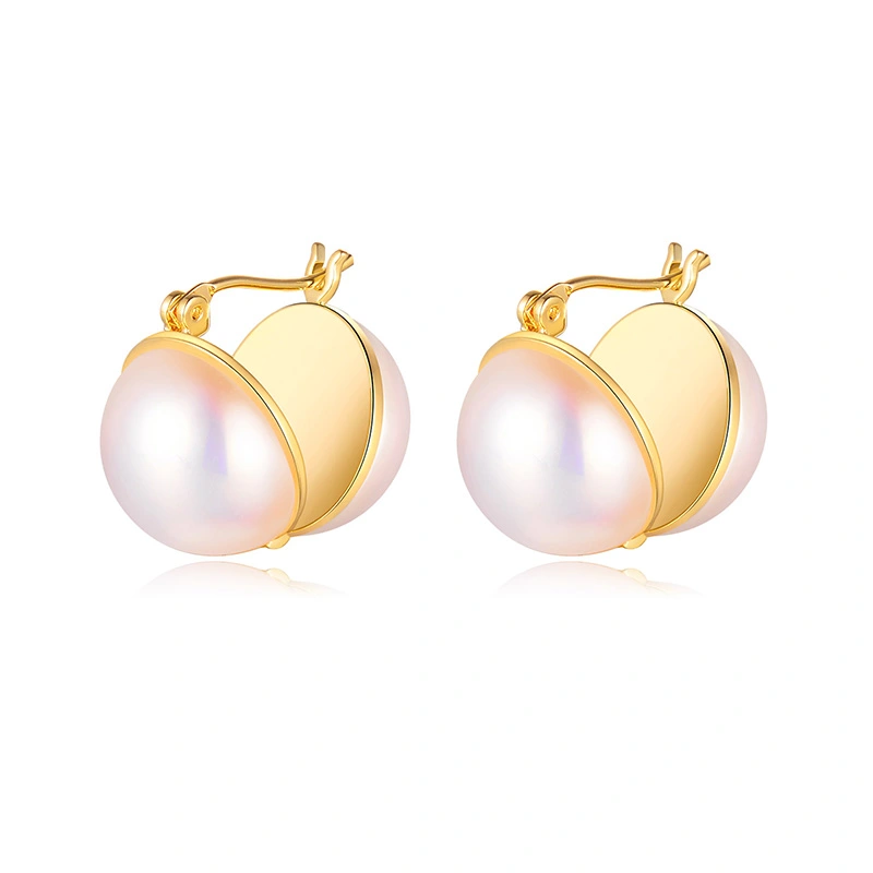 European And American Earrings Fashion Simple Female Pearl Stud Earrings